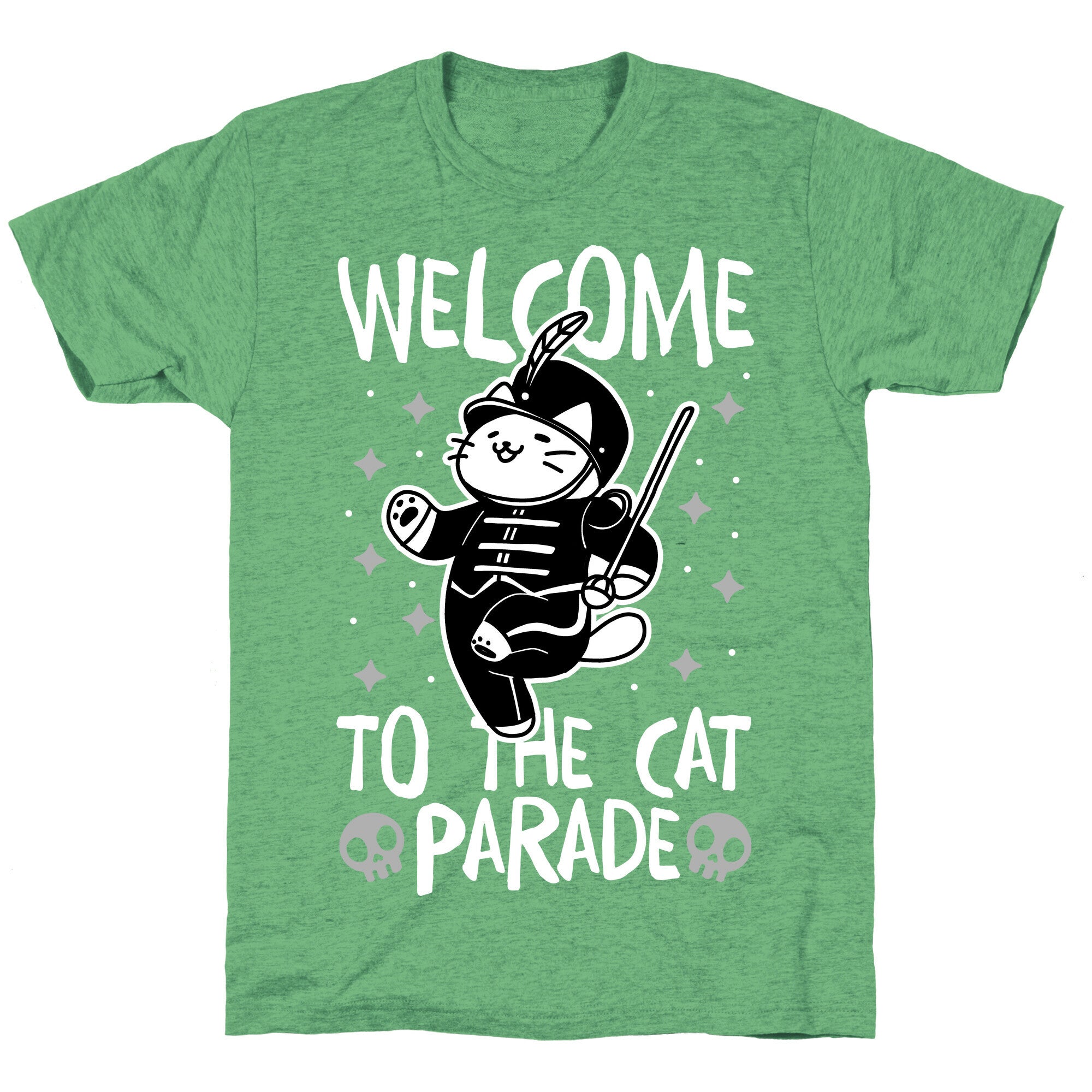 Welcome to the Cat Parade  Unisex Triblend Tee
